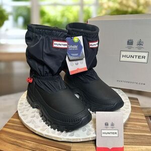 Hunter Wanderer Insulated Short Slouch Winter Snow Boots Women US 8 / EU 39 NIB